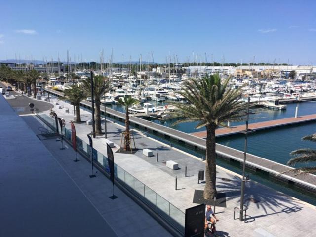 Appartement T2 Au Port De Canet-En-Roussillon - Proche De La Plage Et De L'Aquarium Oniria Экстерьер фото